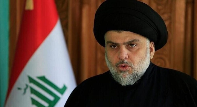 زعيم التيار الصدري في العراق مقتدى الصدر