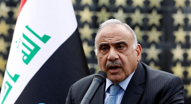 رئيس مجلس الوزراء العراقي المستقيل عادل عبد المهدي