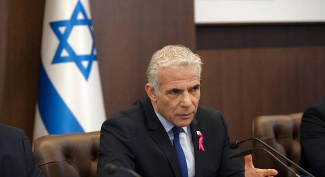رئيس الوزراء الإسرائيلي، يائير لابيد