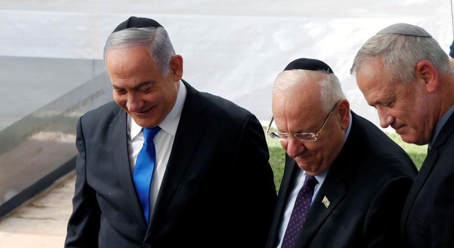 رئيس الحكومة الإسرائيلية الانتقالية بنيامن نتنياهو