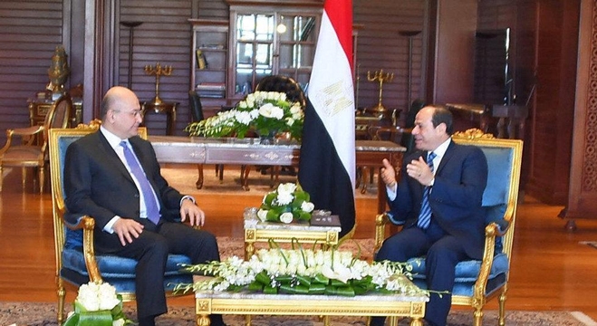 الرئيسان المصري والعراقي
