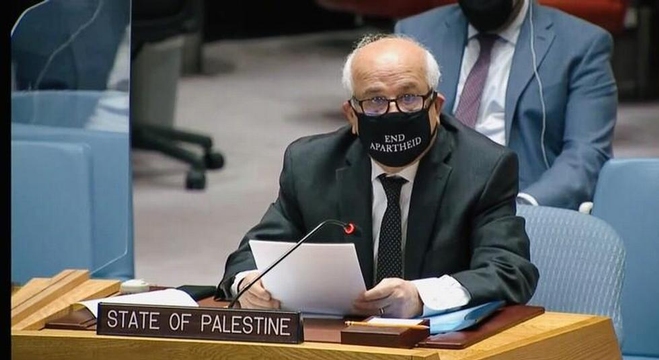 المبعوث الفلسطيني رياض منصور