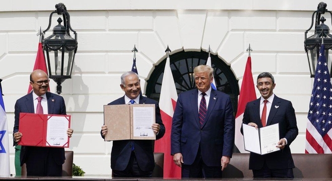 توقيع اتفاق السلام بين إسرائيل وكل من الإمارات والبحرين في البيت الأبيض