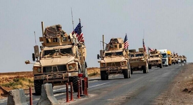 قافلة قوات أمريكية تصل إلى سوريا من العراق
