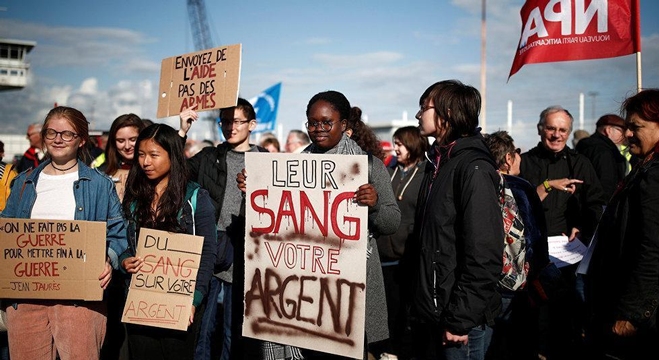 مظاهرة في فرنسا